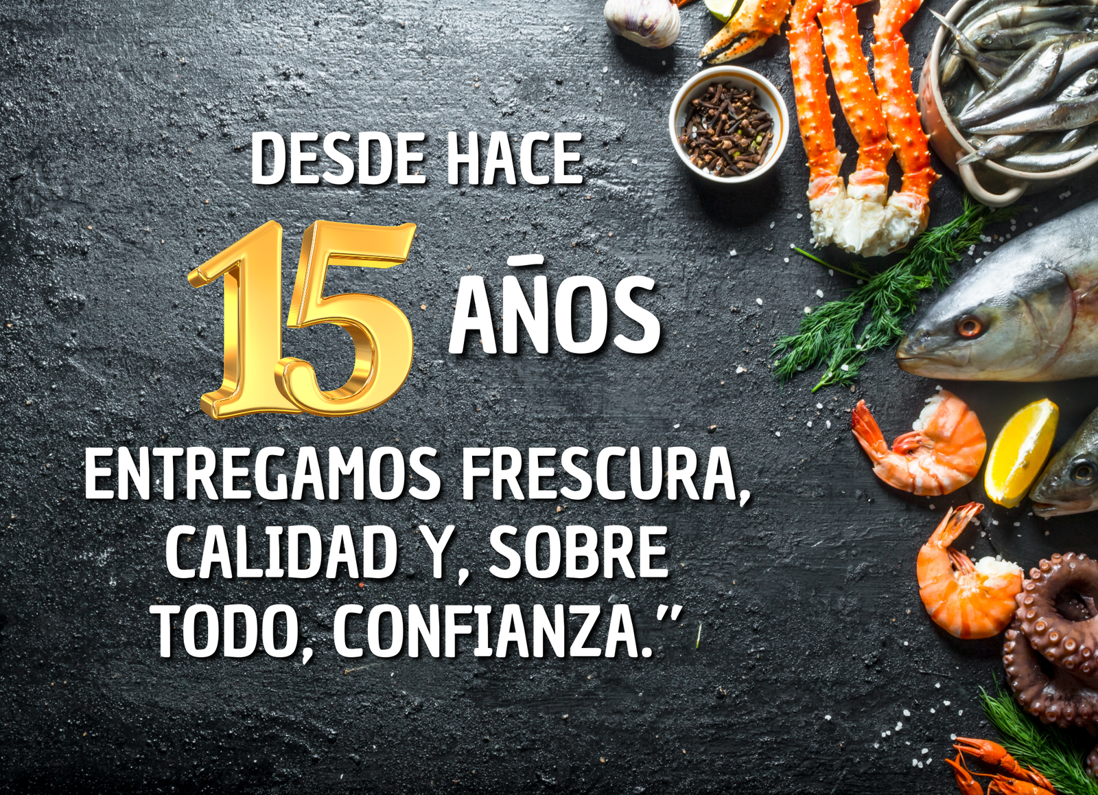 15 años Mariscos JC